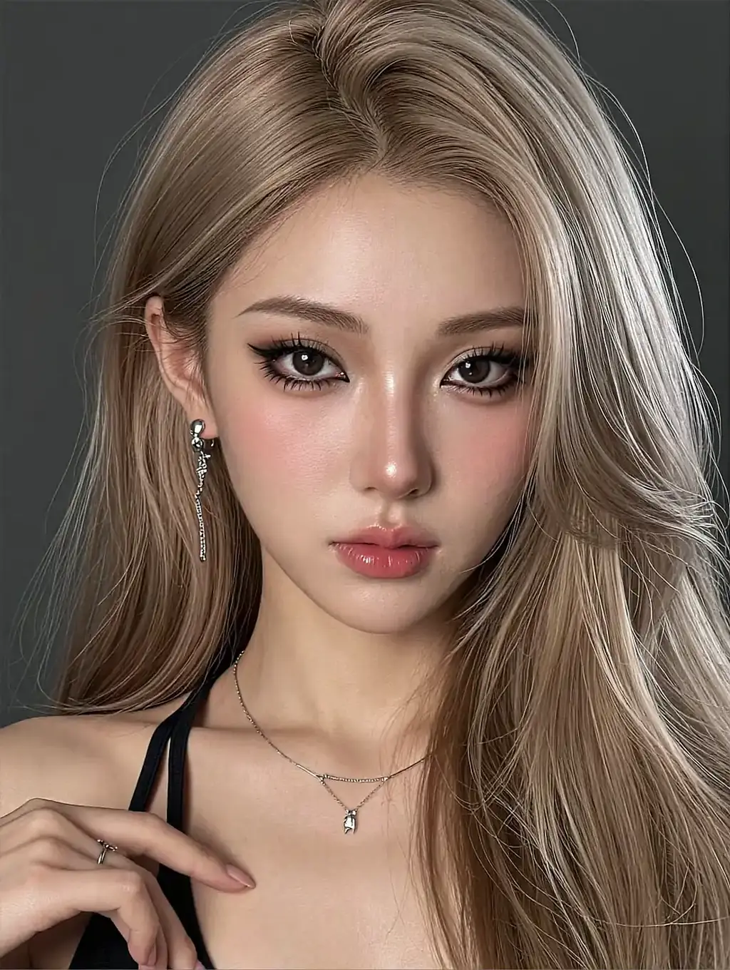 Fictional AI character from a running chat thread, curled on a sofa